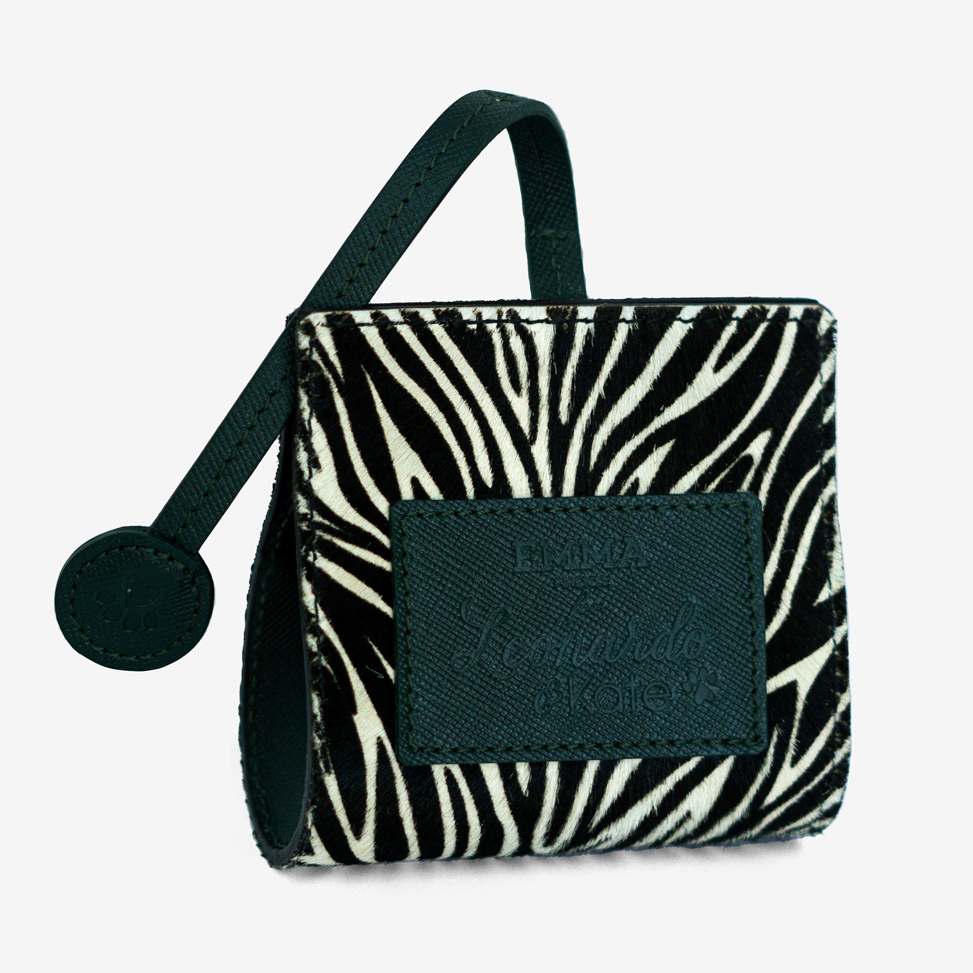 Verde Saffiano Bag Holder