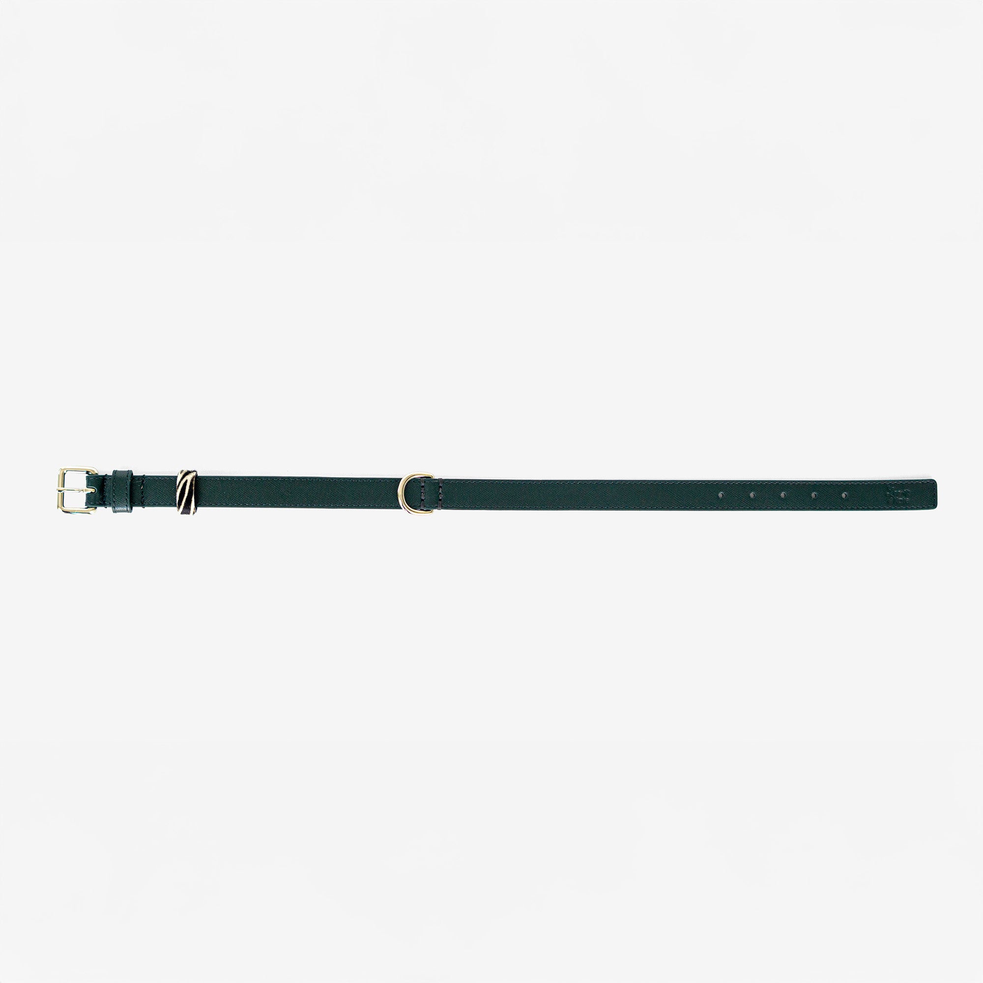 Verde Saffiano Classic Fit Collar