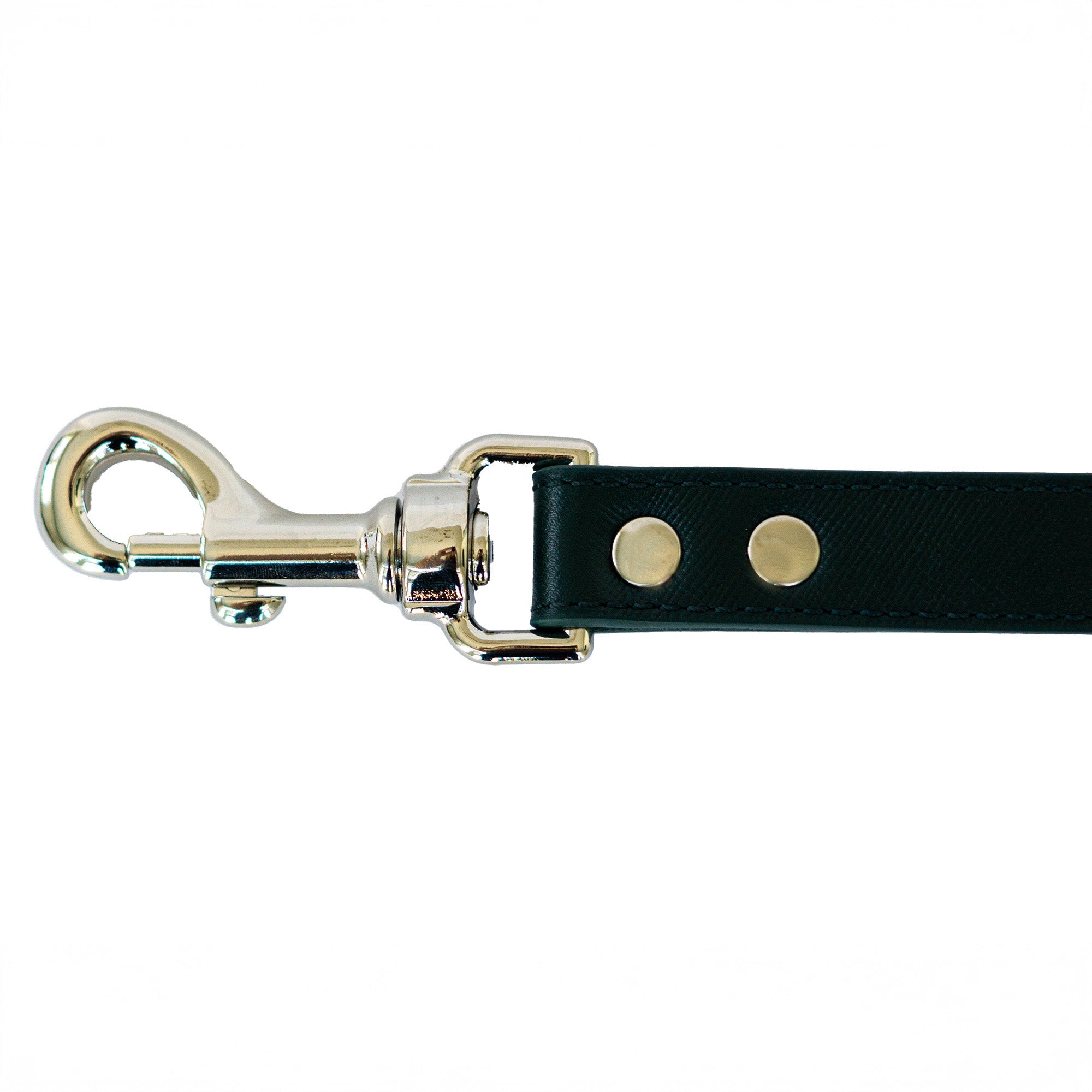 Verde Saffiano Leash